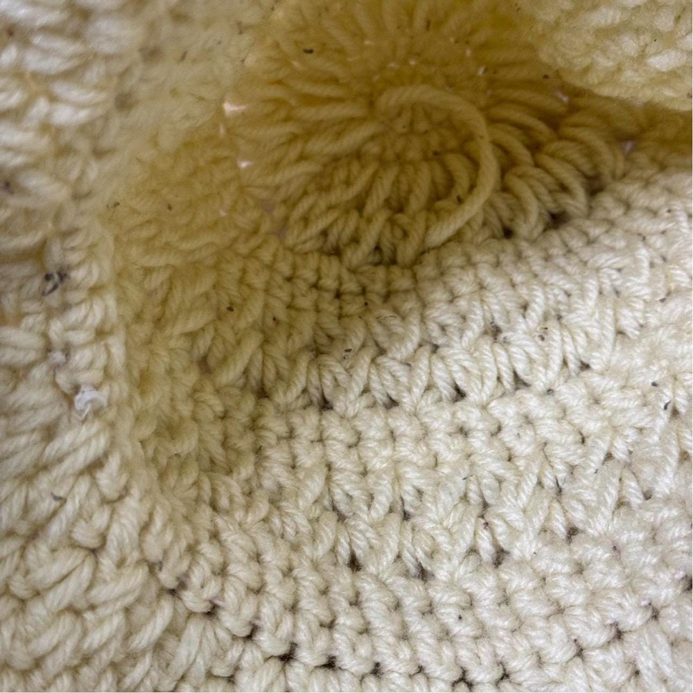 Lovely Grannycore Handmade Vintage Crochet Bucket‎ Hat - Picture 4 of 4